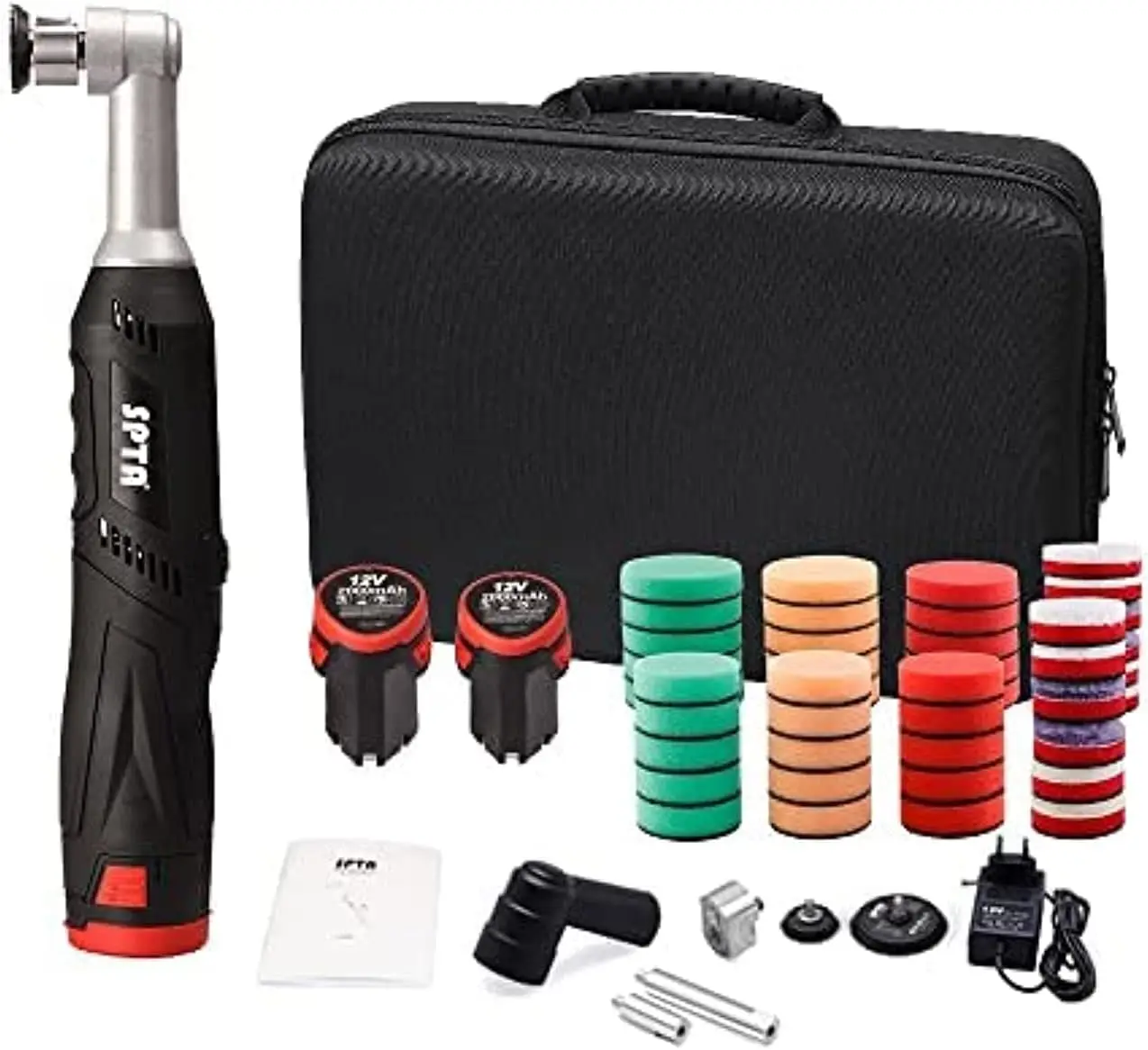 Cordless Mini Car Polisher, 12V Micro Cordless Scratches Killer Car Polisher RO/DA Mini Polisher for polishing, Sanding and