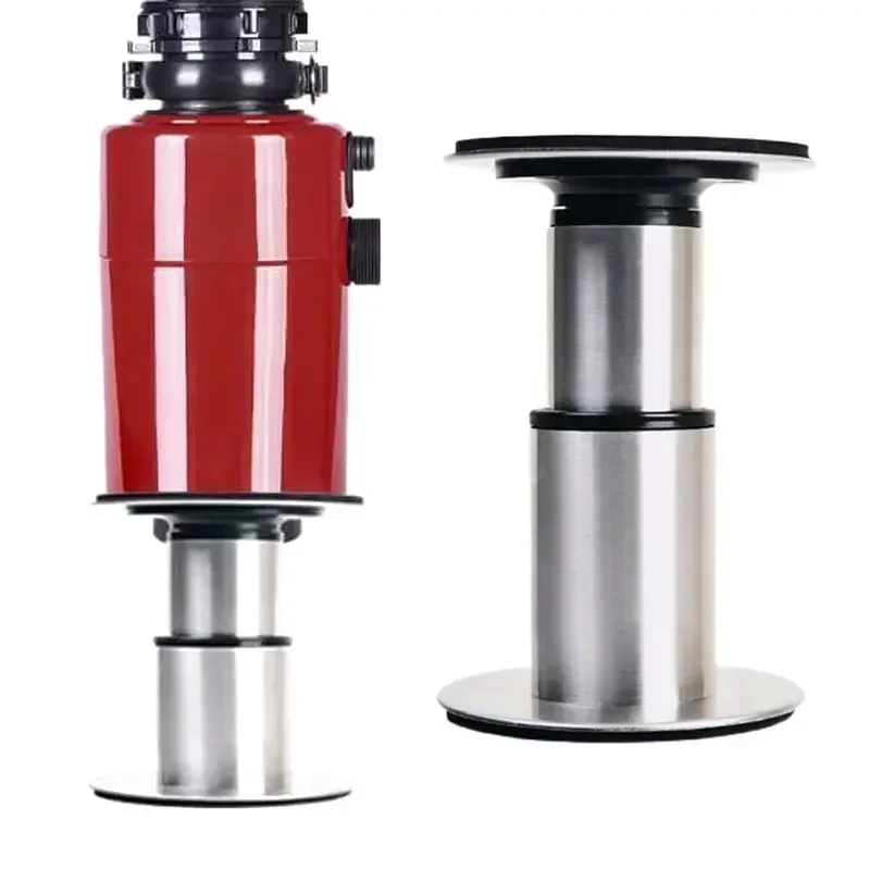 Garbage disposal Punch-free Kitchen Food Waste Disposers Hoder Adjustable Stainless Steel Base Shock Absorber Food Garbage Grinder Support Frame