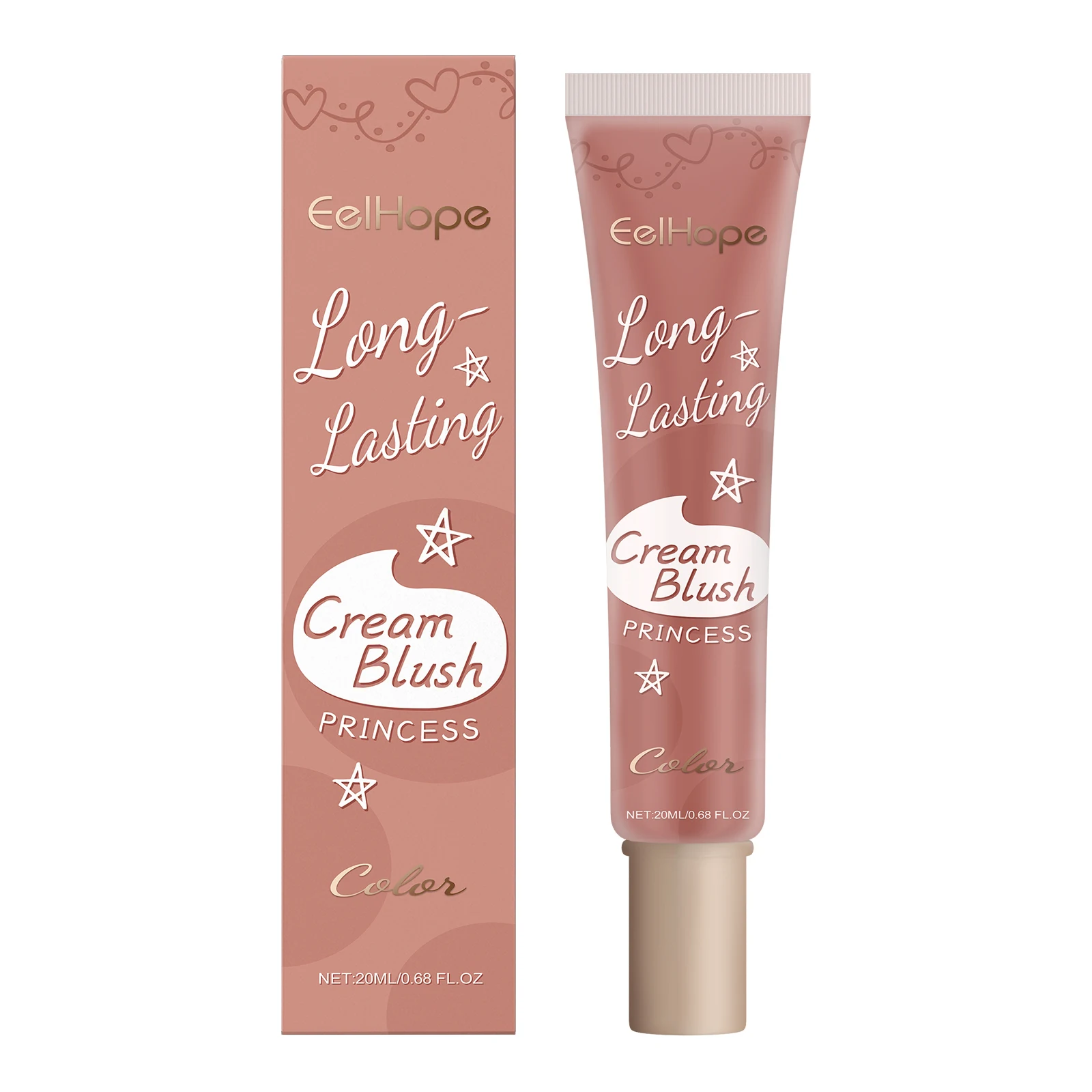 Blush Cream - Highly Pigmented, Long-Lasting, Smudge-Proof, Fine-Textured, Natural, Lightweight, Moisturizing Blush Cream