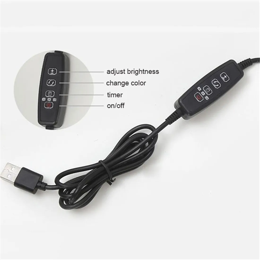 LED Light LED Wall Lamp Wall Light LED Reading Light 1/2/6pcs Pack USB 5W dimmable LED wall lamp black white DC5V USB dimming wall lights for bedside reading Adjustable bedroom lamp