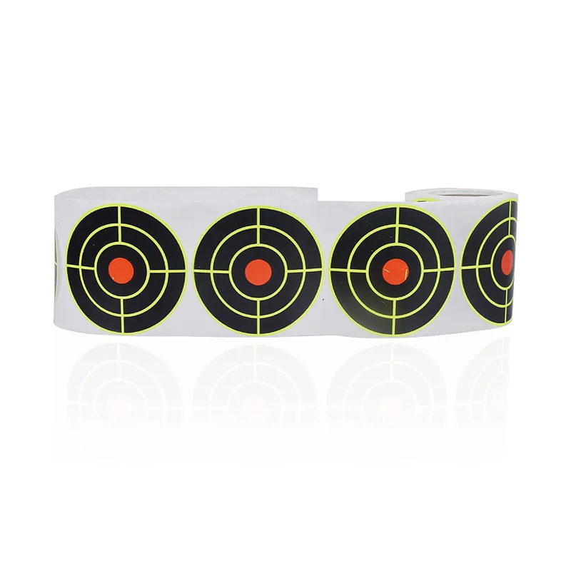 200Pcs 7.6cm Self Adhesive Shooting Target Sticker Splatter Splash Amp Reactive Practice Training Hunting Stickers