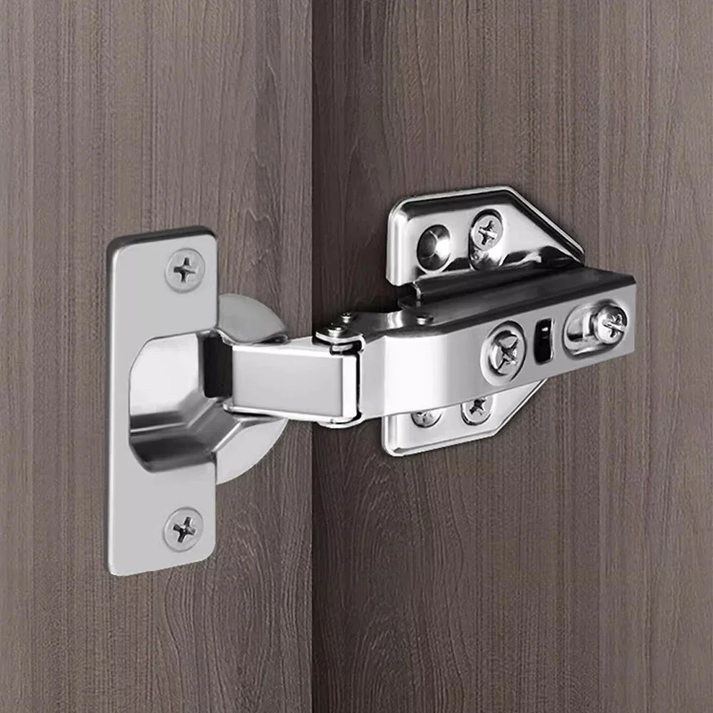 304 Stainless Steel Hinge Furniture Hardware Soft Close for Cabinets and Cupboard Furniture Fittings Damper Buffer Hinges