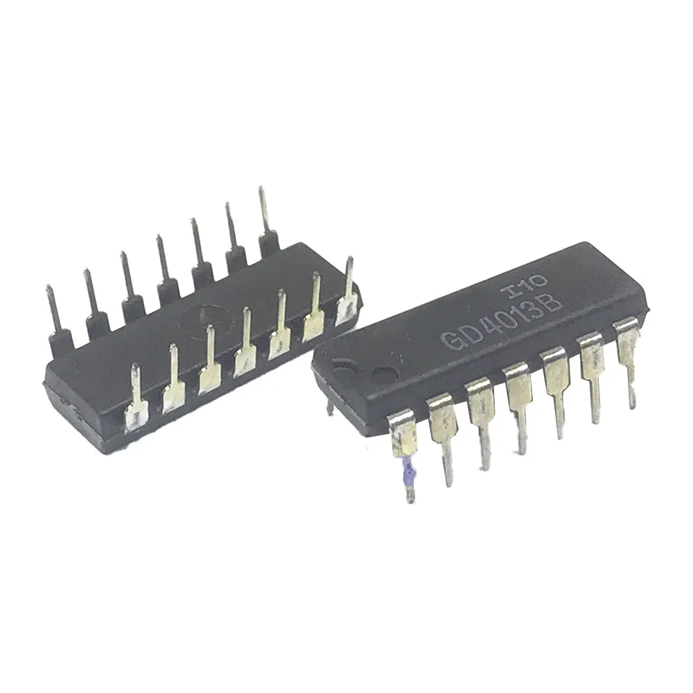 

10PCS DIP-14 CD4013BE GD4013B in-line DIP14 logic chip IC new original imported spot