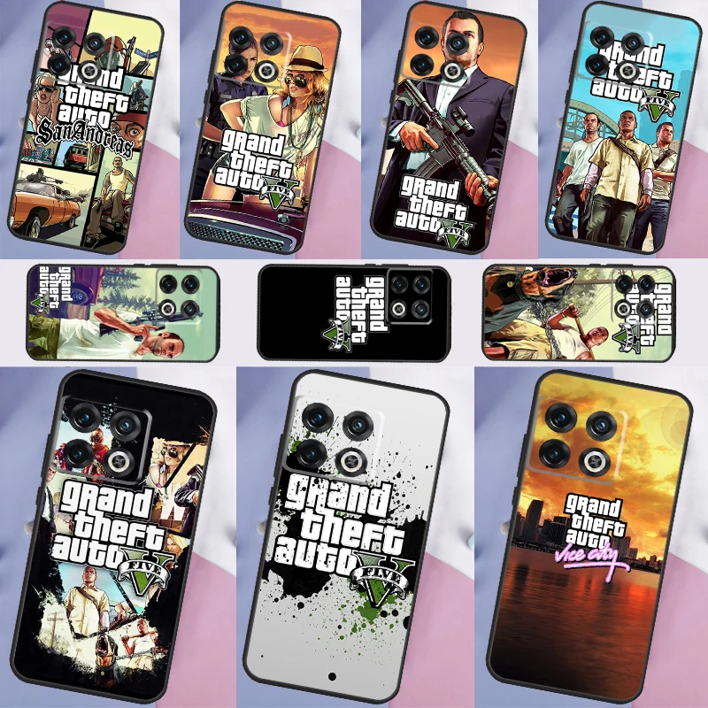 Gta 5 Grand Theft Auto Per Oneplus 10 Pro 9 Pro 8T 9Rt 10T Ace Custodia Per Telefono Per Oneplus Nord 2 Ce N10 N20 N100 N200
