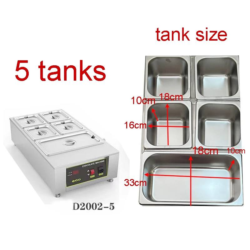 Description Picture 4 of itemDigital Display Air Heated Chocolate Melting Machine Double Grid Chocolate Warmer Melter for Cheese And Milk Heating