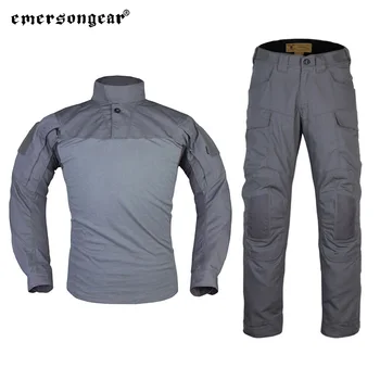 Emersongear Tactical Assault Uniform Sets Mens Combat Suits Tops Duty Cargo Trousers Shirt Pants Outdoor Hunting Milsim WG 1