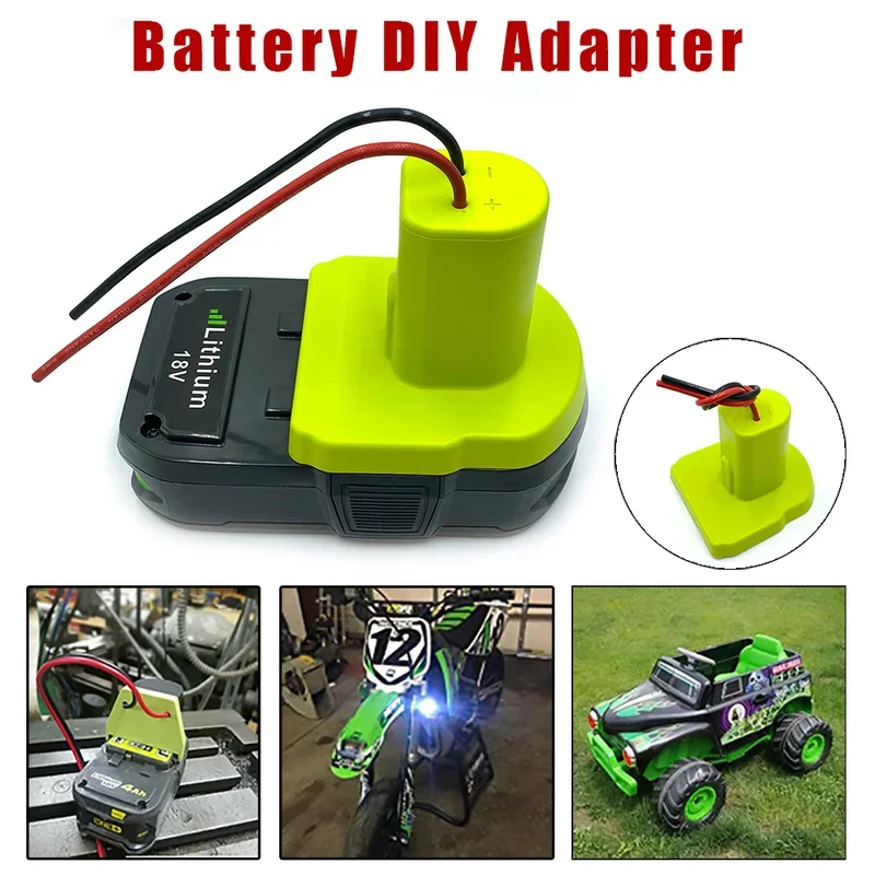 Untuk Ryobi One Plus Adaptor Baterai 18V Baterai Lithium-Ion DIY