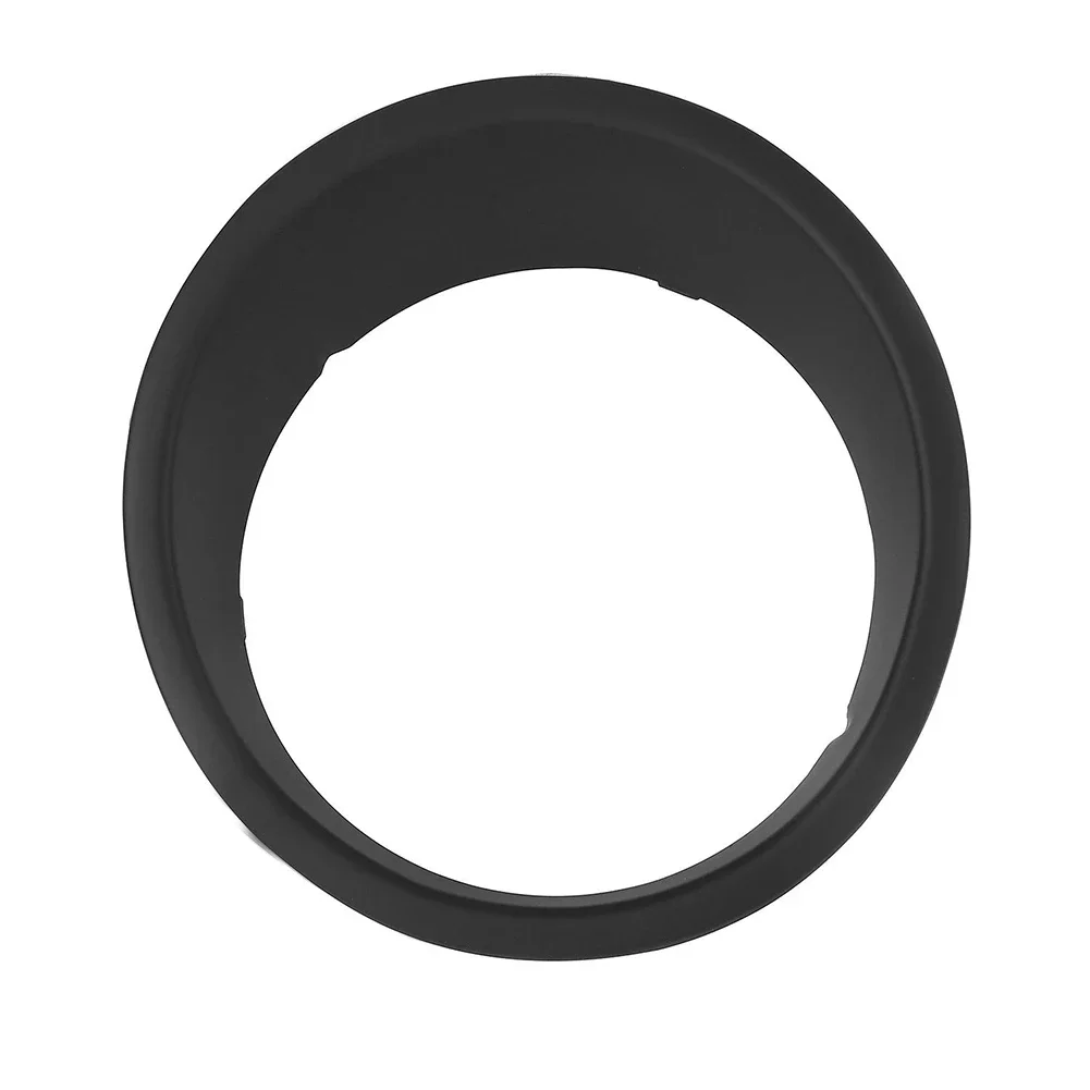 1 Pair Black ABS Front Light Headlight Trim Cover Bezels for Jeep Wrangler JK 2007-2017 Automotive Grade Double-sided Tapes