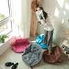 Plush Thickened Warm Dining Chair Cushion, Office Cushion, Integrated Computer Chair Cushion, Student Cushion, 1 Pc 4
