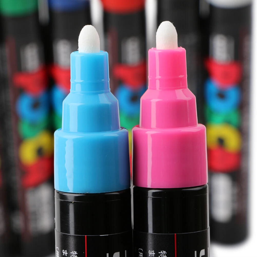 Uni Original POSCA Marker Pen PC-5M POP Poster Graffiti Manga Painting Markers 1.8-2.5mm 29 Color Art Supplies permanent markers white marker pens acrylic paint markers pen marker permanent marker pen color marker pens permanent marker paint marker pen markers pen marker pens marker pen art marker pens manga markers manga marker pen felt tip markers felt markers colored pens sketching markers blender markers art markers paint marker pens