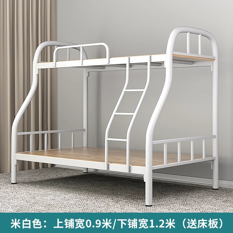thumbnail image 1 of Litera superior e inferior con marco de hierro, Cama gruesa, Cama para niños y madres, Litera Cama Beliche, muebles de dormitorio, 1 of 4