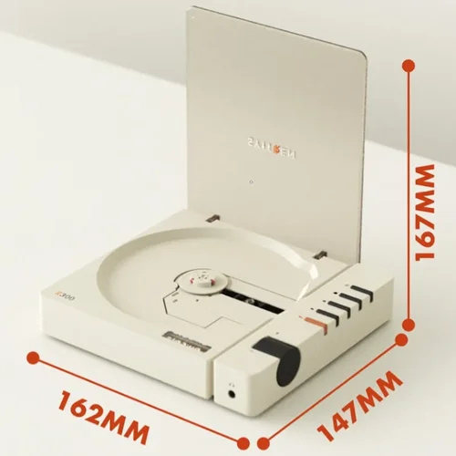 오디오 애호가 휴대용 CD 플레이어, 세련된 고품질 무선 블루투스 HIFI 앨범 플레이어, 충전식 광 출력 워크맨 5
