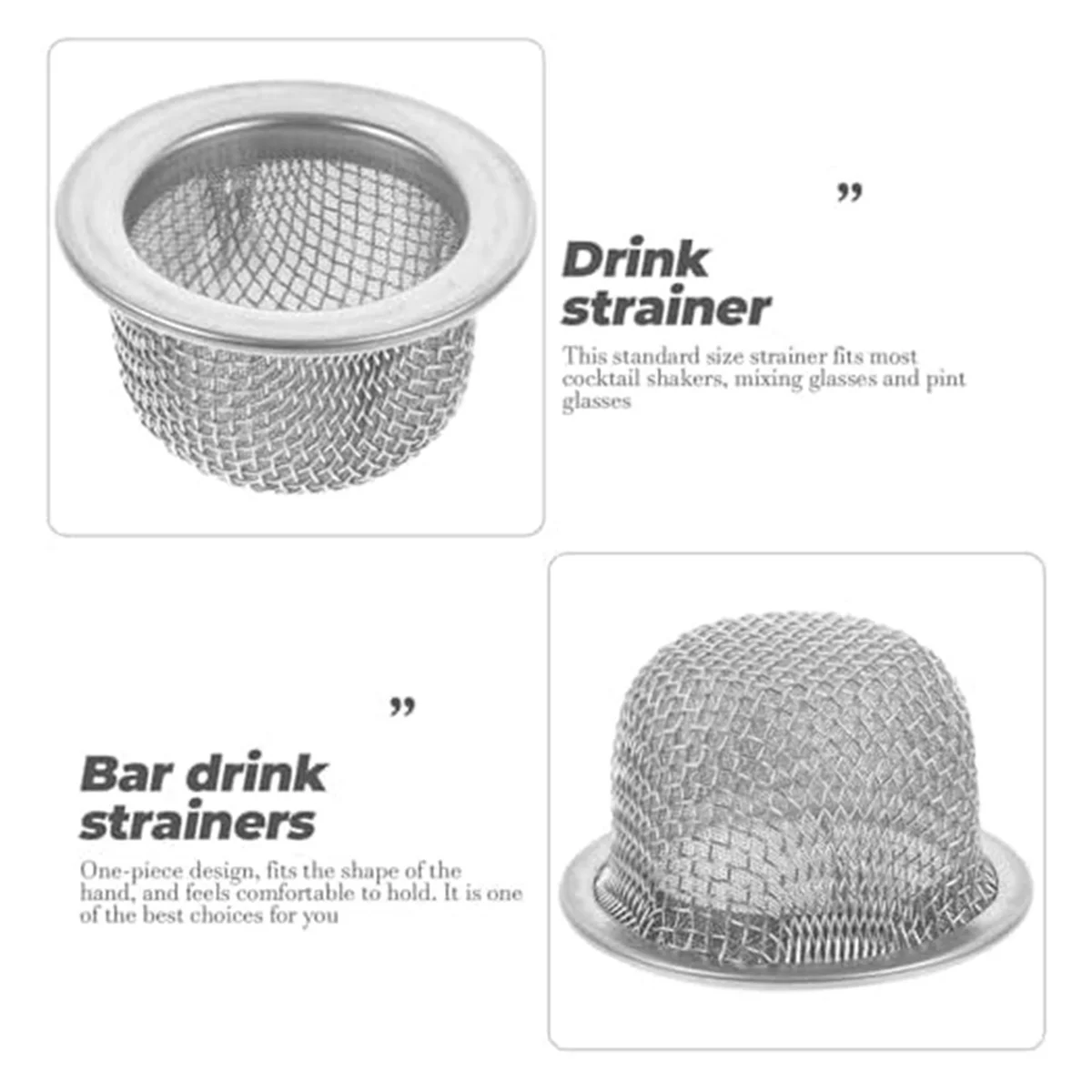 10Pcs Double Screen Filter Cocktail Smoker Screen Mini Mesh Bowl Filter for Whiskey Smoker