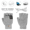 Electric Heated Winter Gloves Mittens Heater Rechargeable USB Reusable Winter Warm Heating Laptop For Women Men Sports Skiing 5