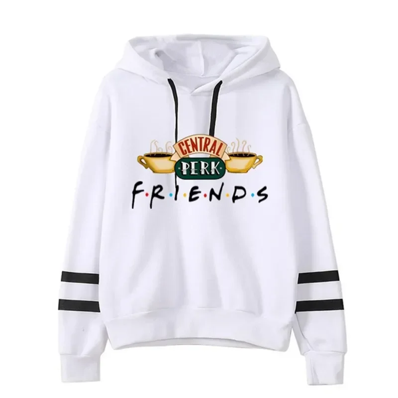 

Women Friends Letter Printing Hoodies Sport Pullover Sweatshirt Casual Female Fleece Loose Outdoors Tops