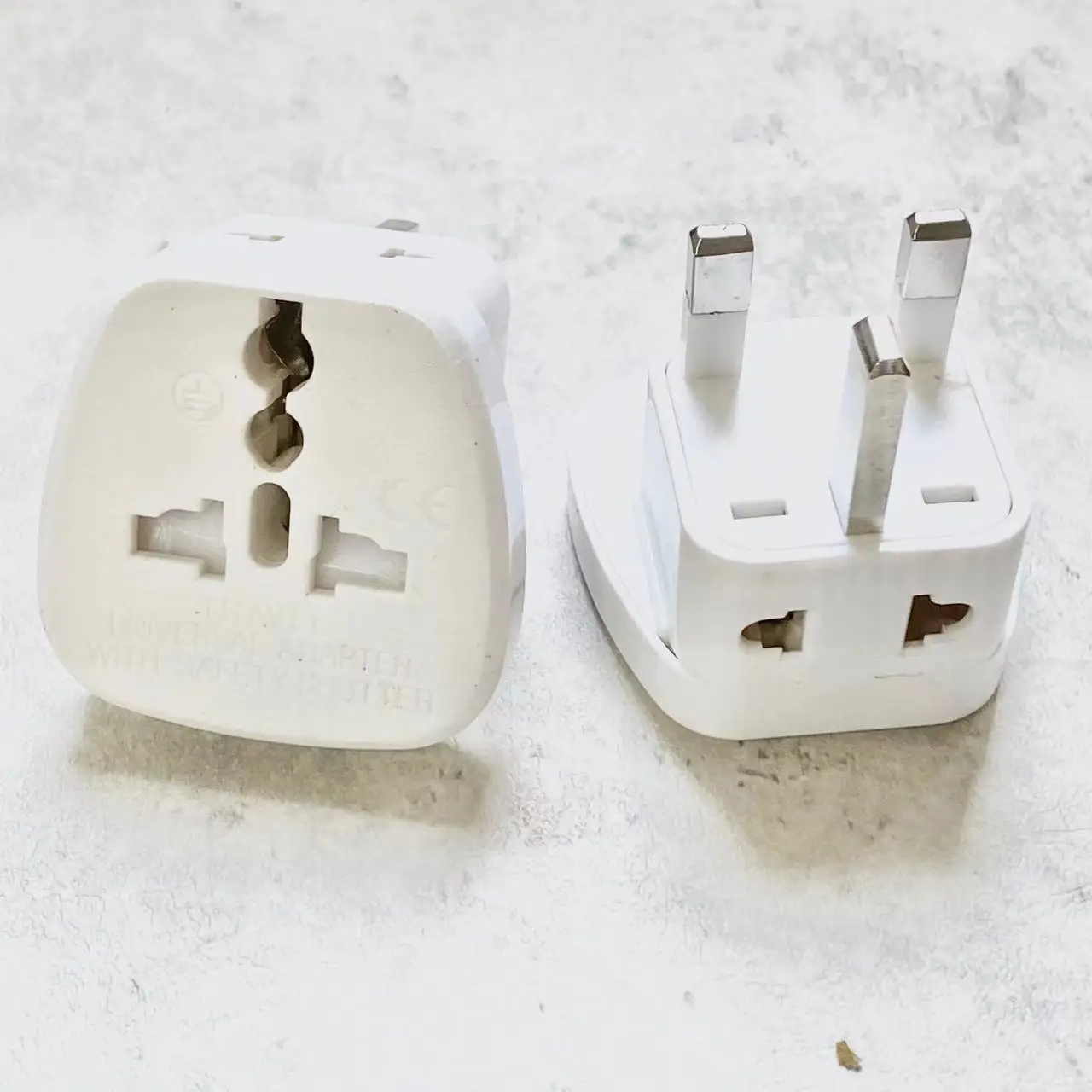 NXACETN Convertitore Adattatore da Viaggio Portatile Universale, Presa A Muro CA UK US AU Bianca