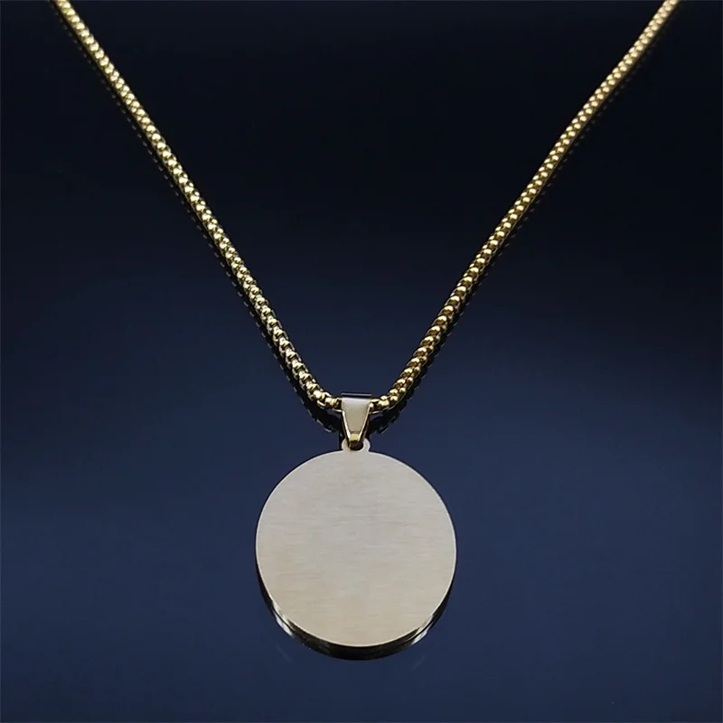 Collana con la frase Giovanni 14:6 Via Verità Vita / Ciondolo personalizzato con la Scrittura di Gesù / Versetto della Bibbia inciso personalizzato come regalo - Italia