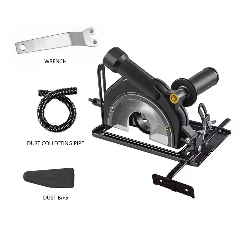 Hander Stand Convert Cutting Machine Base Woodworking Table for Angle Grinders 100-125 With Dust Cover 45&deg; Adjustable