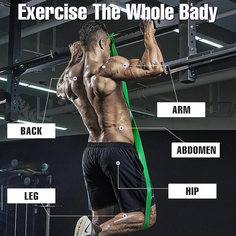 Versatile Resistance Bands Set - 4 Levels for Strength Training, Yoga, and Full-Body Workouts