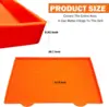 36Inch Silicone Griddle Mat for Blackstone Griddle, Heavy Duty Food Grade Silicone Mat, Protect Griddle, Protective Cover Orange 5