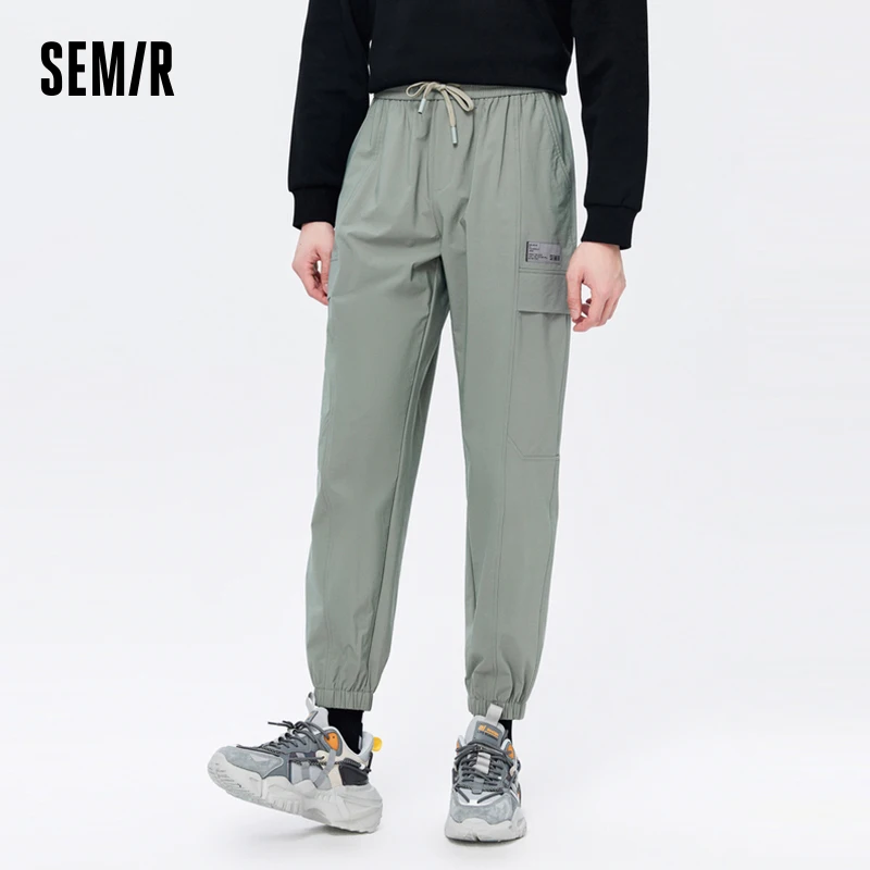 

Брюки Semir мужские повседневные, Стрейчевые удобные модные штаны, повседневные спортивные штаны, свободные брюки для бега на осень