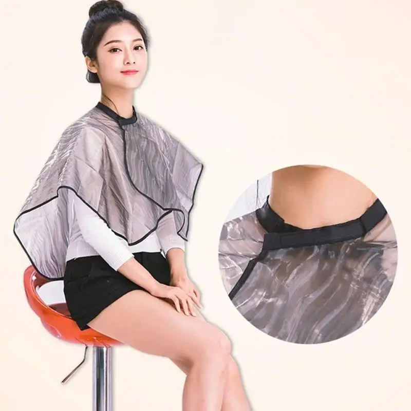 방수 투명 헤어 커팅 케이프 살롱 바버 가운 스타일링 워시 컬러 베이크드 오일 스타일리스트 전문 살롱 용품