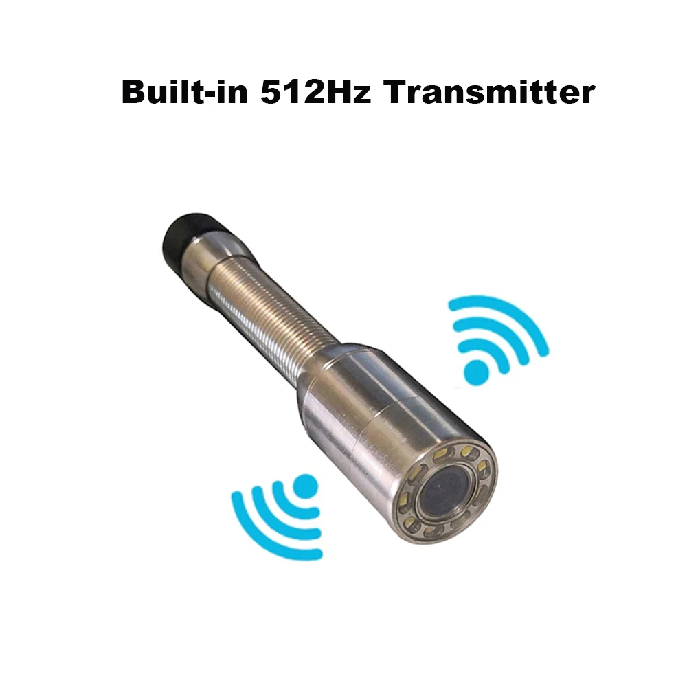 512Hz Transmitter IP68 304 23mm Camera Head Waterproof Industrial Pipe Drain Sewer Inspection Endoscope Camera Accessory 2