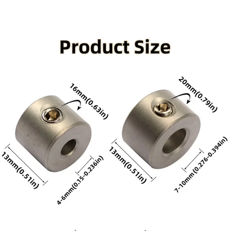 4-10mm Doweling Jig 드릴링 부싱 Dowel Stop Collars 링 목공 드릴 비트 제한 링 스테인레스 스틸 도구 액세서리