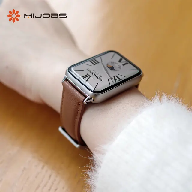 Strap For Mi Band 9 Pro Watchband For Mi Band 8 Pro Wristband For Xiaomi Smart Band 9 Pro Bracelet Genuine Leather Strap