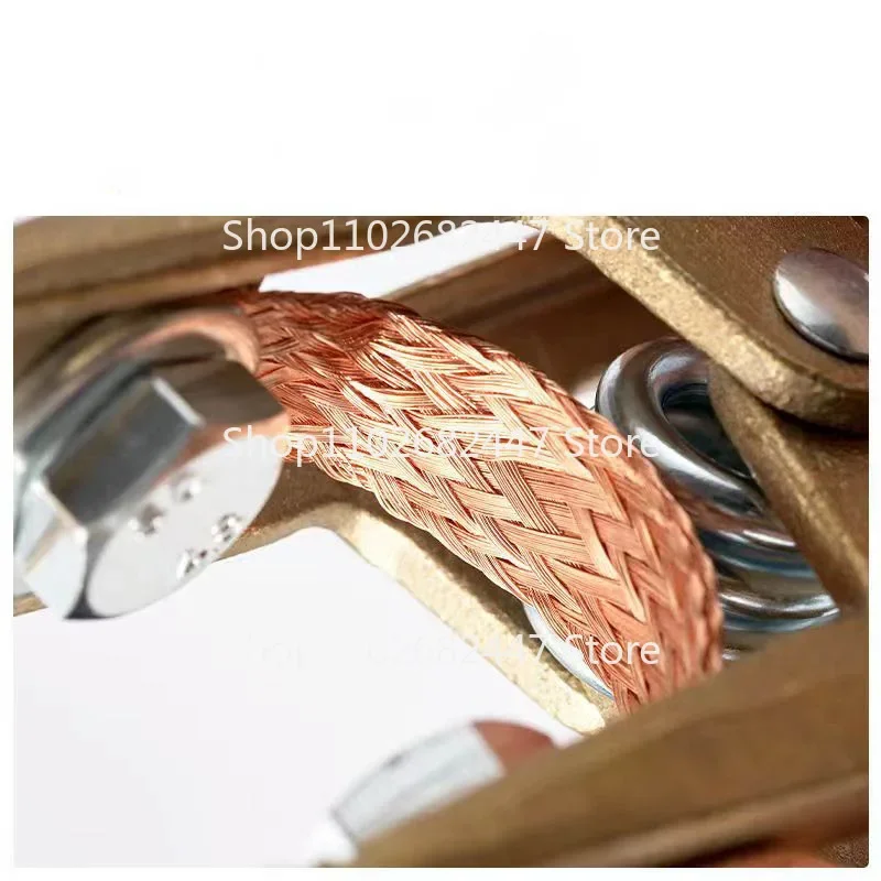 300A Grounding Clamp A-shaped Heavy Duty Earth Clamp Antioxidant Brass Multipurpose Welding Ground for Shipyards 1PCS welding accessories clamp welding electrode clamp