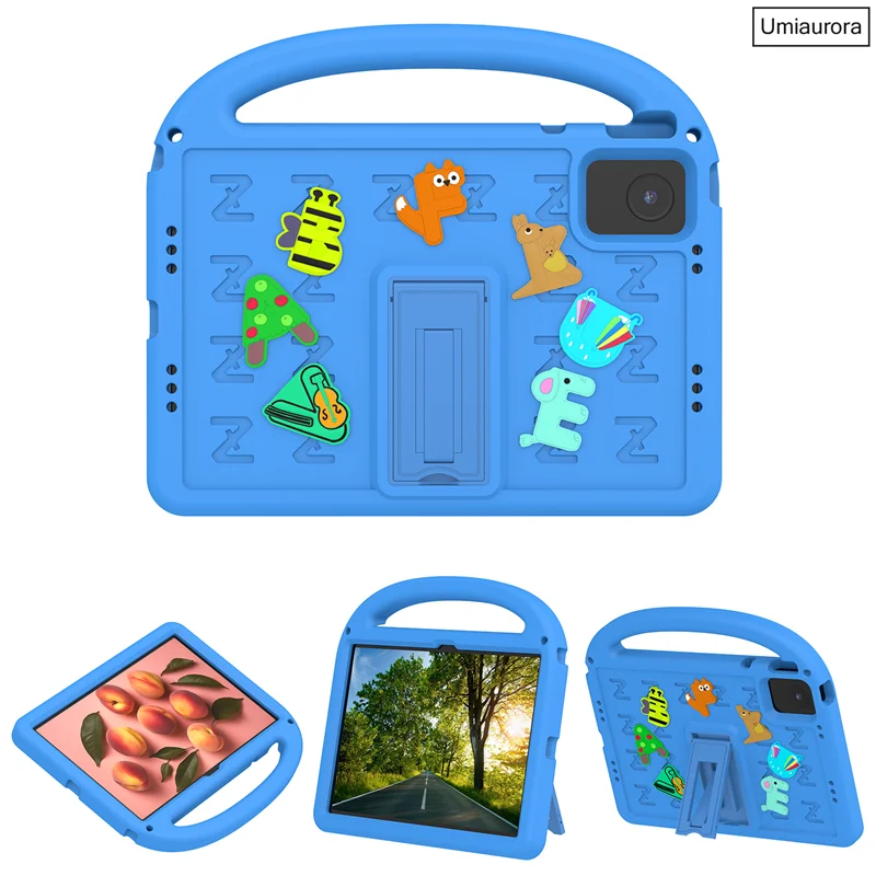 Enhanced Shockproof EVA Tablet Case Stand & Cover