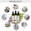 EUQEE 10ml Natural Plant Essential Oil with Dropper For Diffuser Humidifier Lavender Jasmine Eucalyptus Vanilla Essential Oils 3