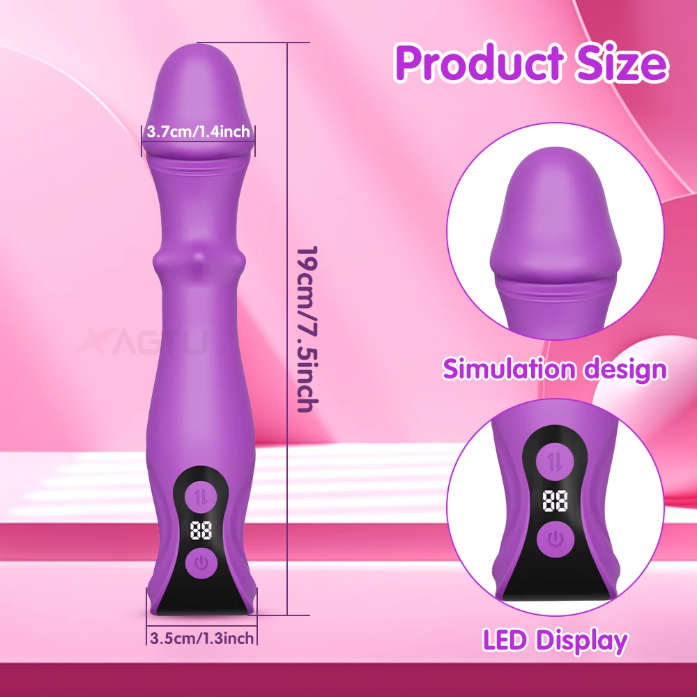 Telescopic Swing Vibrator 3 in 1 Female Sex Toy
