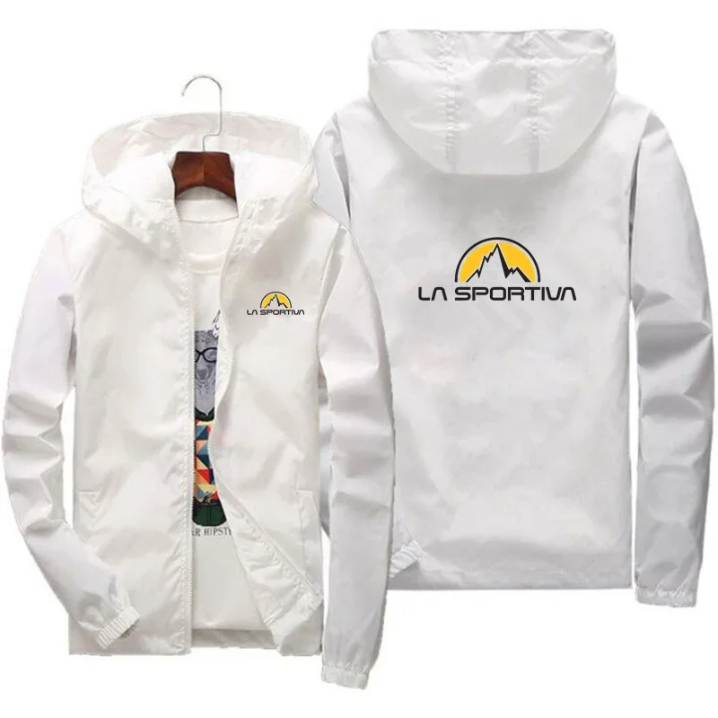 Sports Jacket Autumn La Sportiva Men Jacket Fishing Jacket Outdoor Sports Windproof Lightweight Breathable Zipper Fashion Men Clothing