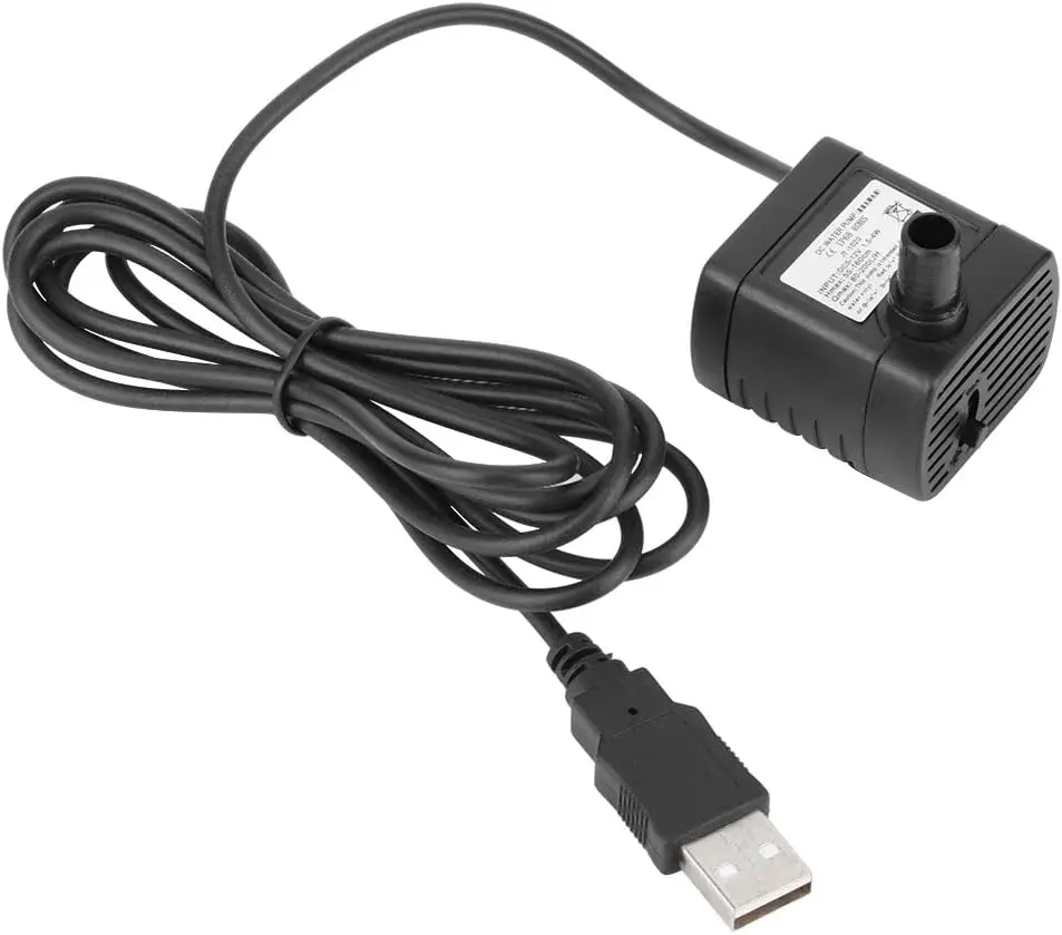 Fdit Water Pumps, Miniature Brushless DC for Aquarium Fountains Hydroponic