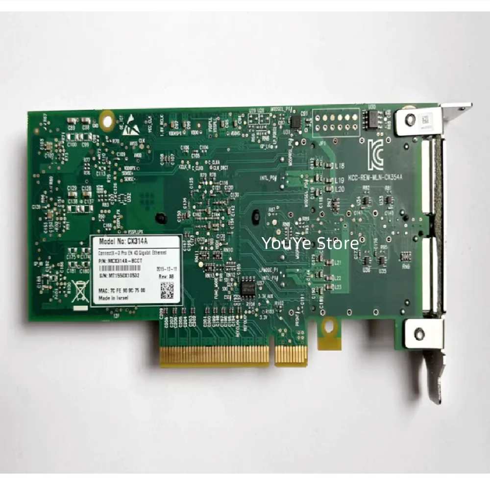 MELLANOX PLACA DE REDE CONNECTX-3 PRO EN 40GB - PN: MCX314A-BCCT - - Suporte E Garantias: Encontre As Melhores Ofertas Em Infraestrutura De Rede - Foto 5