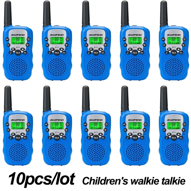 wholesale 10pcs T3 Kids Walkie Talkie Best Gift for Children Radio