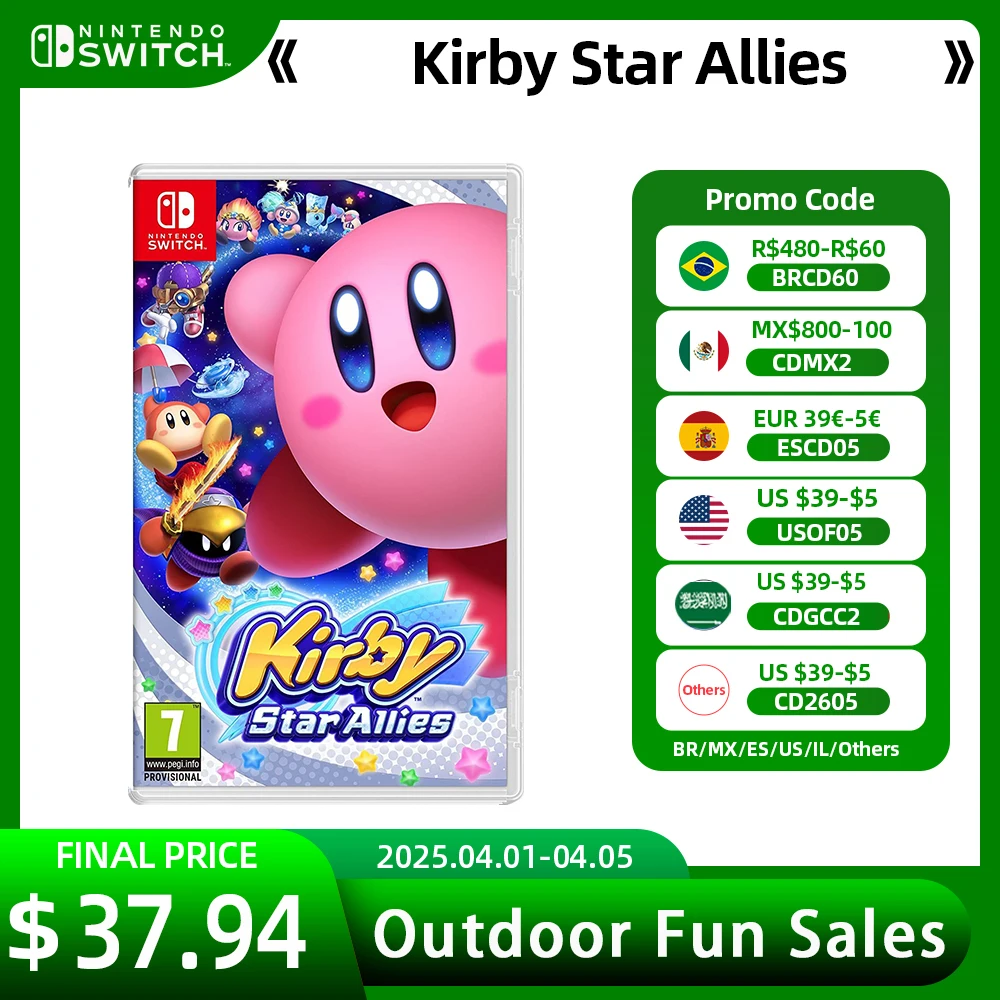 Kirby Nintendo Kirby Star Allies Nintendo Switch Game Deals 100
