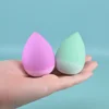 Cosmetic Puff Powder Smooth Women's Makeup Foundation Sponge Beauty Make Up Tools Silicone Infused Water Drop Blending Shape 1