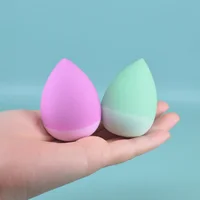Cosmetic Puff Powder Smooth Women's Makeup Foundation Sponge Beauty Make Up Tools Silicone Infused Water Drop Blending Shape 1
