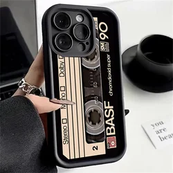 Vintage Cassette Tape Soft Shockproof Phone Case Cover for OPPO Reno13 F 5G (S28986)