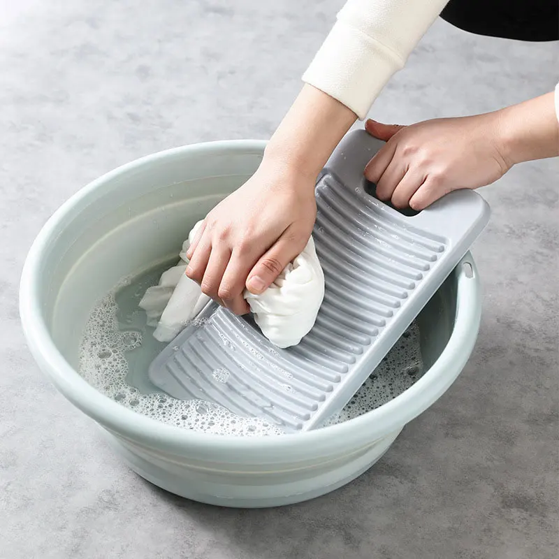 Professional New-Thickened Washboard with Scrubbing Laundry Board for Home Use Laundry Essential to Easily Scrub Socks 1PC
