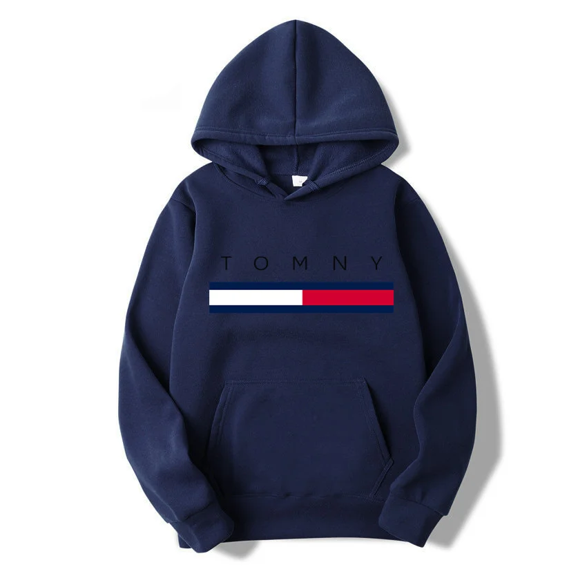 Sudadera con capucha para hombre y mujer, suéter informal de gran tamaño, Color sólido, negro, primavera y otoño, + 1100