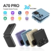 SERVO A70 PRO 180° Flip Mobile Phone 3G WCDMA Dual SIM Auto Call Record 2.6 inch HD Screen Flashlight Pocket Palm Phone TYPE-C 1