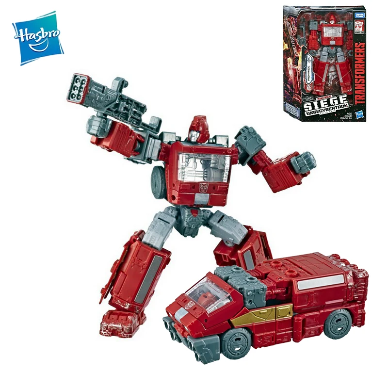 

In Stock Original Hasbro Transformers SIEGE Series Deluxe Ironhide Anime Figure Action Figures Model Toys