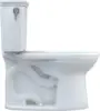 Drake Transitional Two-Piece Elongated 1.28 GPF Universal Height Toilet with CEFIONTECT, Cotton White 2