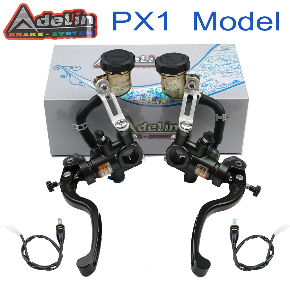 Universal Adelin PX1 Motorcycle Radial Mounting Brake Clutch Master ...