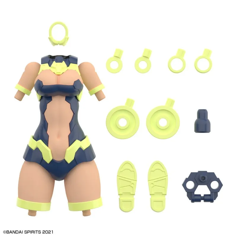 BANDAI 30MS - Opzione Parti Viso Espressione Facciale Set 6 (Colore C