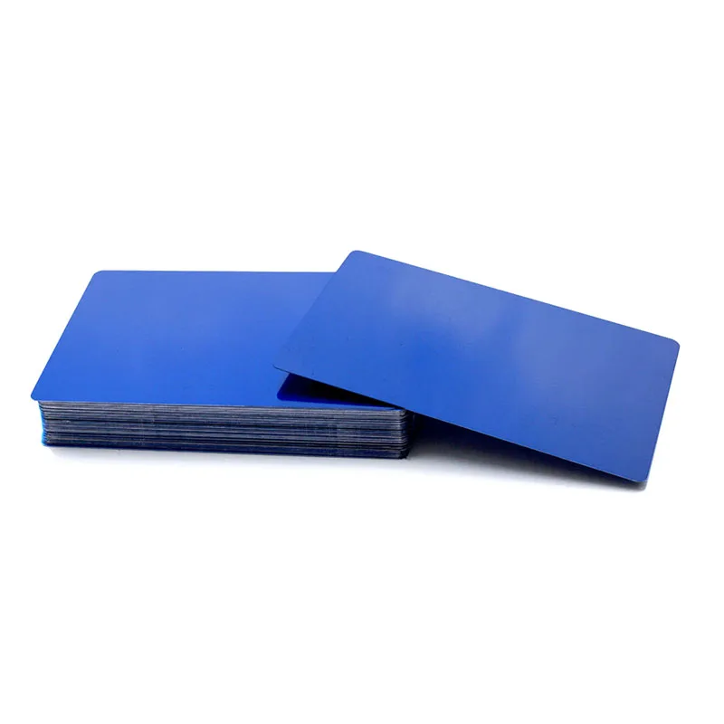 RXBC2011 100 Blank Metal Business Cards - Aluminum Alloy Cards For Laser Engraving (3.4" X 2.1") - View #12