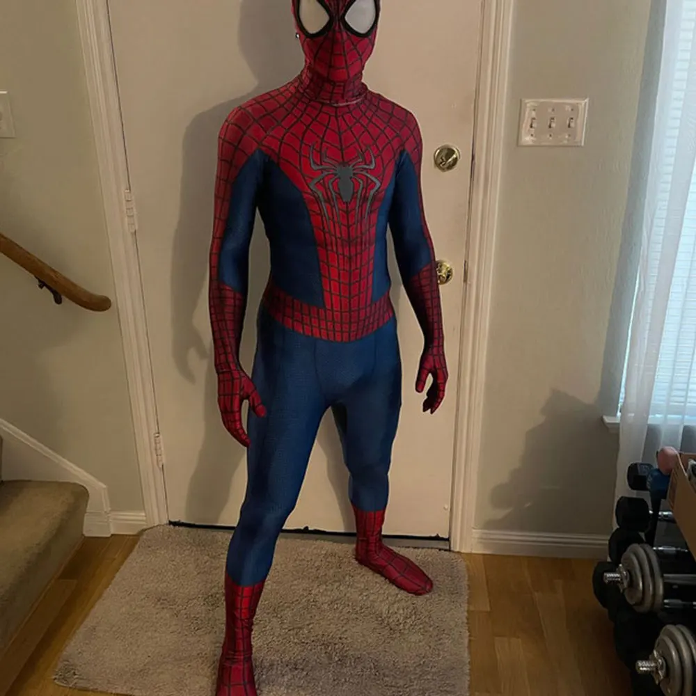 Spiderman super-héros adultes masque complet Halloween unisexe